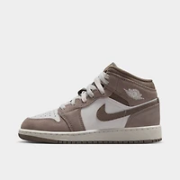 Jordan 1 Mid GS Enigma Stone / Olive Grey - Summit White