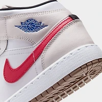 Jordan 1 Mid GS Phantom / Game Royal - White