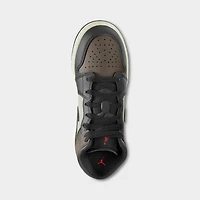 Jordan 1 Mid GS Black / Phantom Palomino - University Red