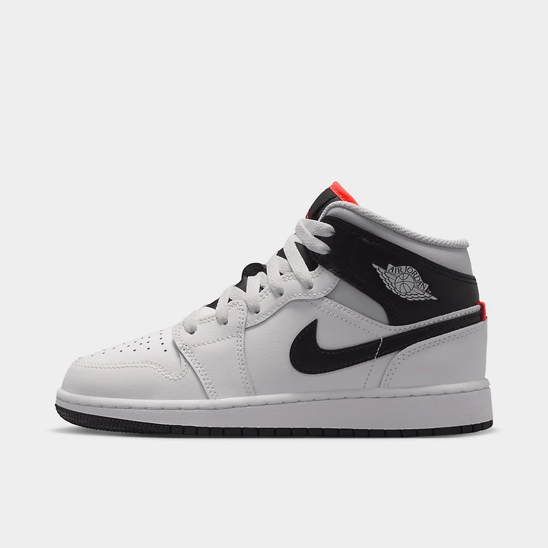 Jordan 1 Mid GS Summit White / Black - Infrared 23