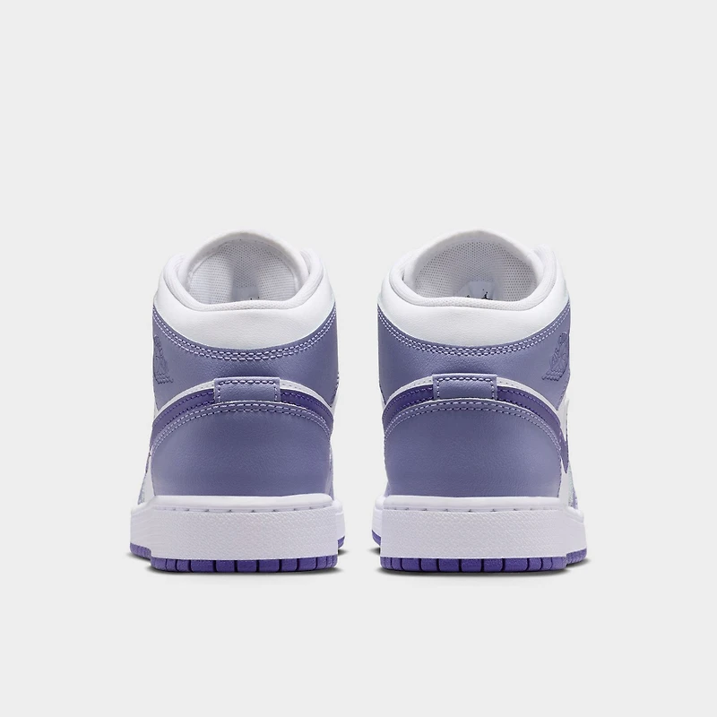 Jordan 1 Mid GS Dusty Amethyst / Court Purple - White