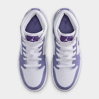 Jordan 1 Mid GS Dusty Amethyst / Court Purple - White