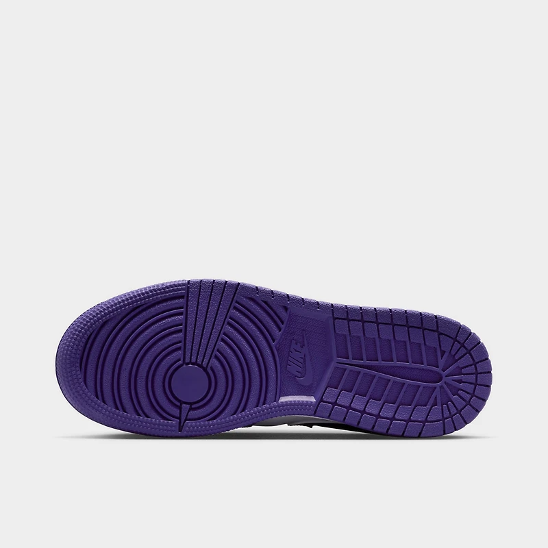 Jordan 1 Mid GS Dusty Amethyst / Court Purple - White