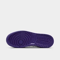 Jordan 1 Mid GS Dusty Amethyst / Court Purple - White