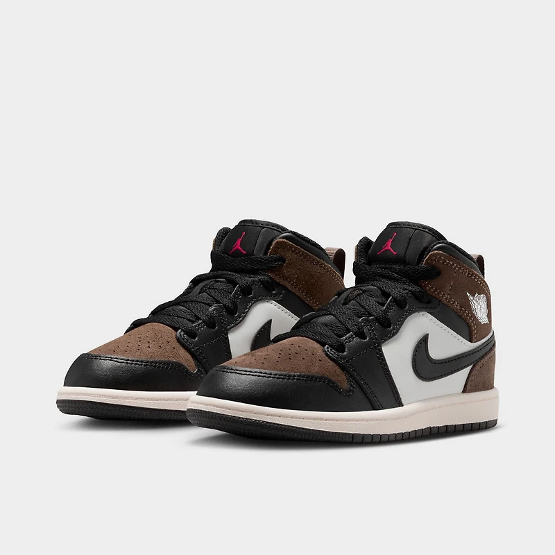 Jordan 1 Mid PS Black / Phantom Palomino - University Red