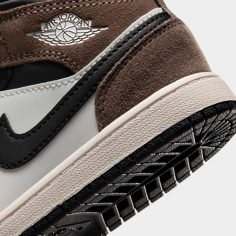 Jordan 1 Mid PS Noir / Phantom Palomino - Rouge Université