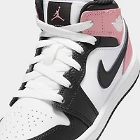 Jordan 1 Mid PS White / Black - Rust Pink