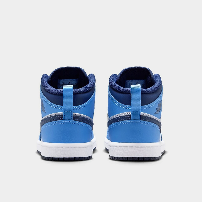 Jordan 1 Mid PS Bleu Marine Nuit / Universitaire - Blanc