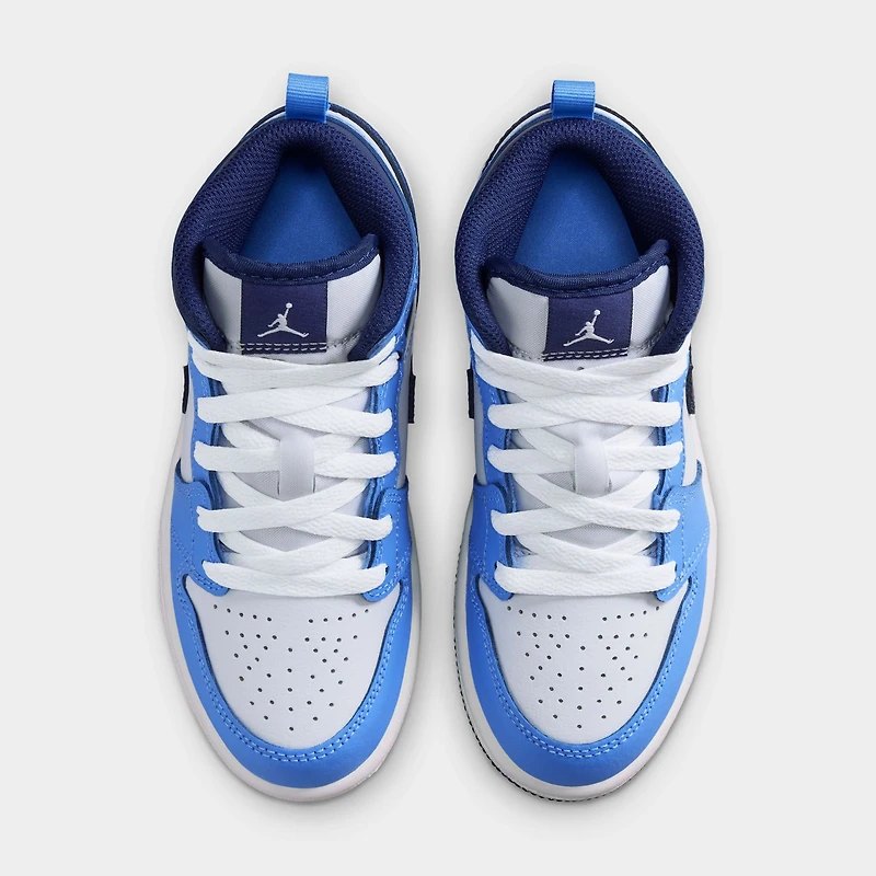 Jordan 1 Mid PS Bleu Marine Nuit / Universitaire - Blanc