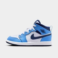 Jordan 1 Mid PS Bleu Marine Nuit / Universitaire - Blanc