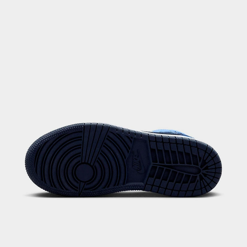 Jordan 1 Mid PS Midnight Navy / University Blue - White