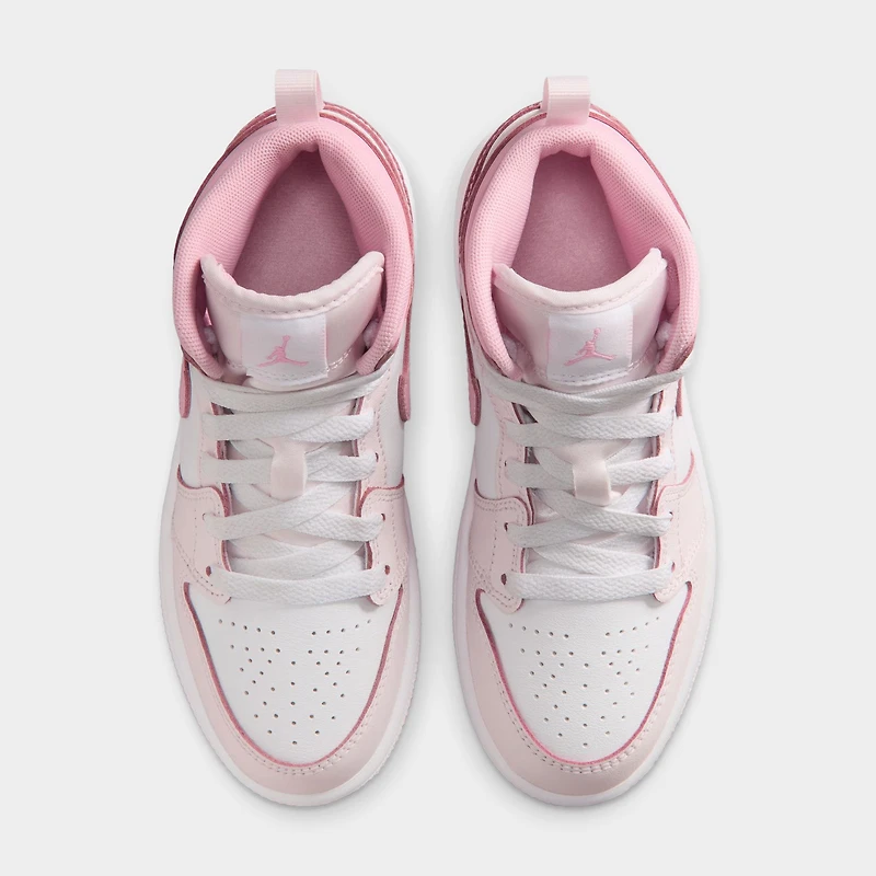Jordan 1 Mid PS Pearl Pink / Medium Soft - White