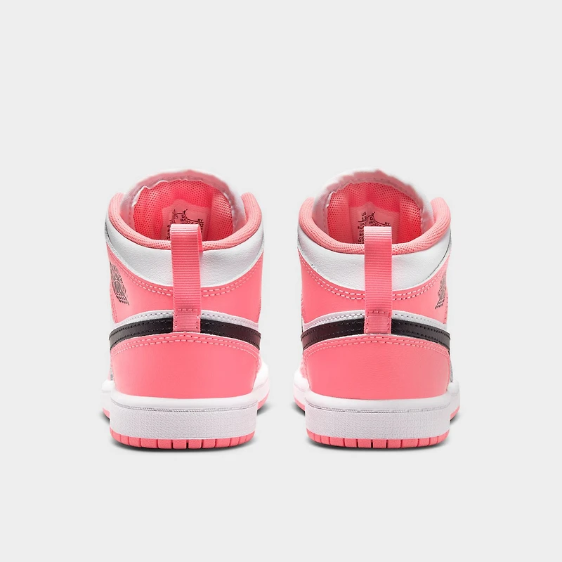 Jordan 1 Mid PS Rose Gaze / Noir - Blanc
