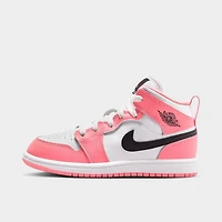 Jordan 1 Mid PS Pink Gaze / Black - White