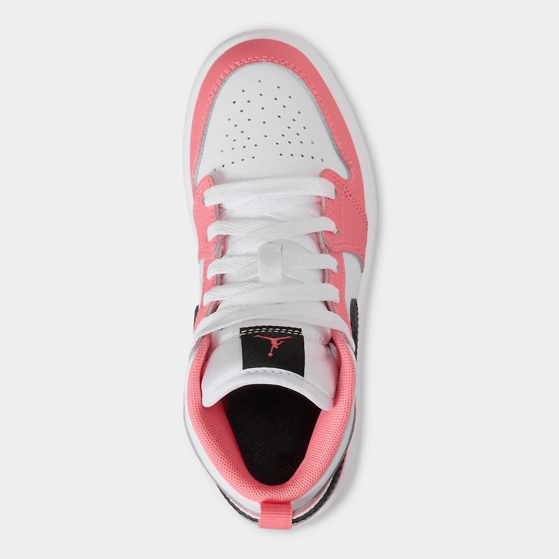Jordan 1 Mid PS Rose Gaze / Noir - Blanc