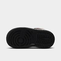 Jordan 1 Mid TD Black Phantom / Palomino - University Red
