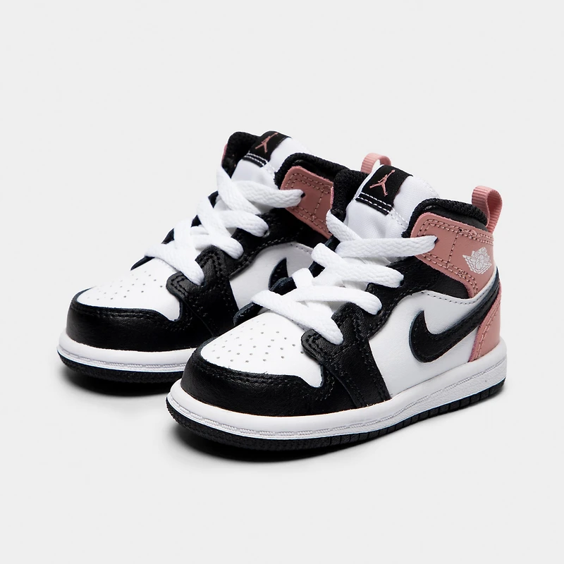 Jordan 1 Mid TD White / Black - Rust Pink