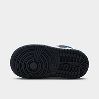 Jordan 1 Mid TD Obsidian / Dark Powder Blue - White