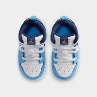 Jordan 1 Mid TD Bleu Marine Nuit / Universitaire - Blanc