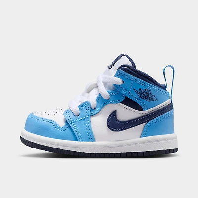 Jordan 1 Mid TD Midnight Navy / University Blue - White