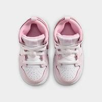 Jordan 1 Mid TD Rose perle / doux moyen - Blanc