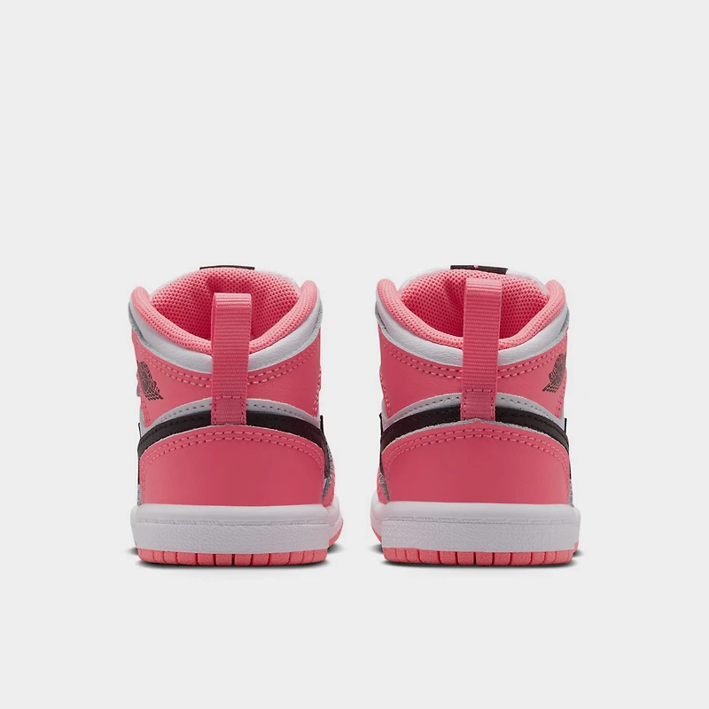Jordan 1 Mid TD Rose Gaze / Noir - Blanc