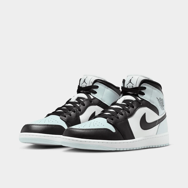 Jordan 1 Mid Black / Squadron Blue