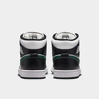Jordan 1 Mid Black / Summit White - Gorge Green