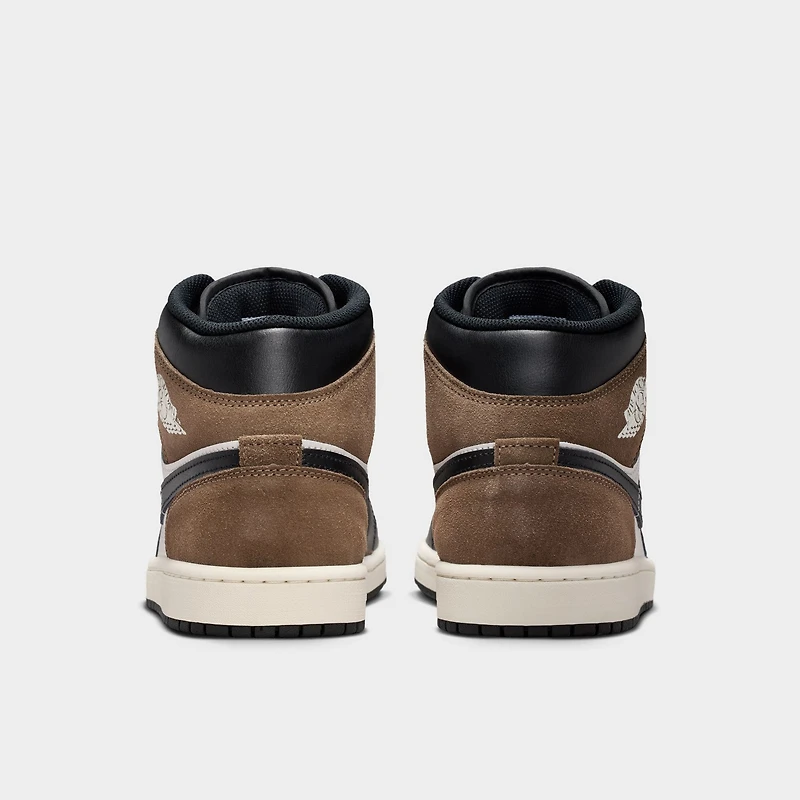 Jordan 1 Mid Black / Phantom - Palomino