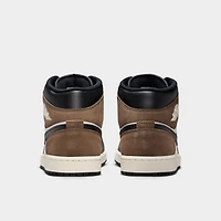 Jordan 1 Mid Black / Phantom - Palomino