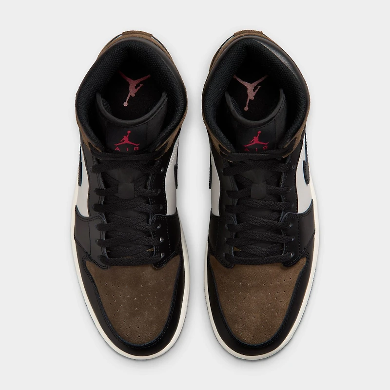 Jordan 1 Mid Noir / Phantom - Palomino