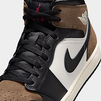Jordan 1 Mid Black / Phantom - Palomino