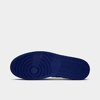 Jordan 1 Mid White / Deep Royal Blue - University Red