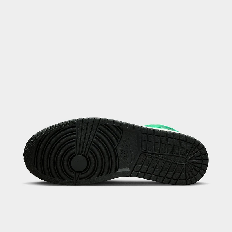 Jordan 1 Mid Lucky Green / Black - White