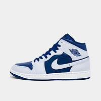 Air Jordan 1 Mid Grey / Blue