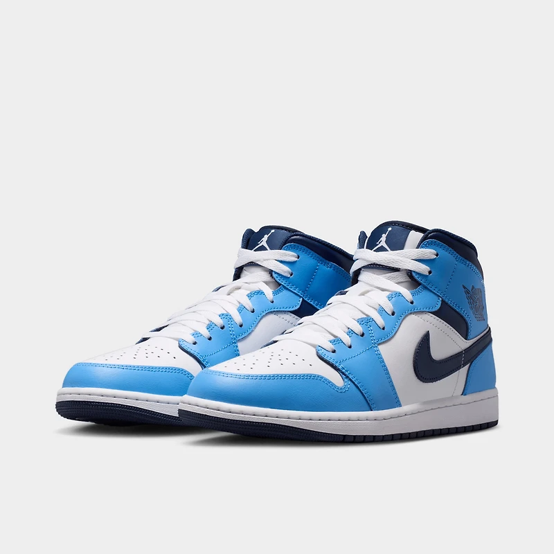 Jordan 1 Mid Marine / Bleu Universitaire