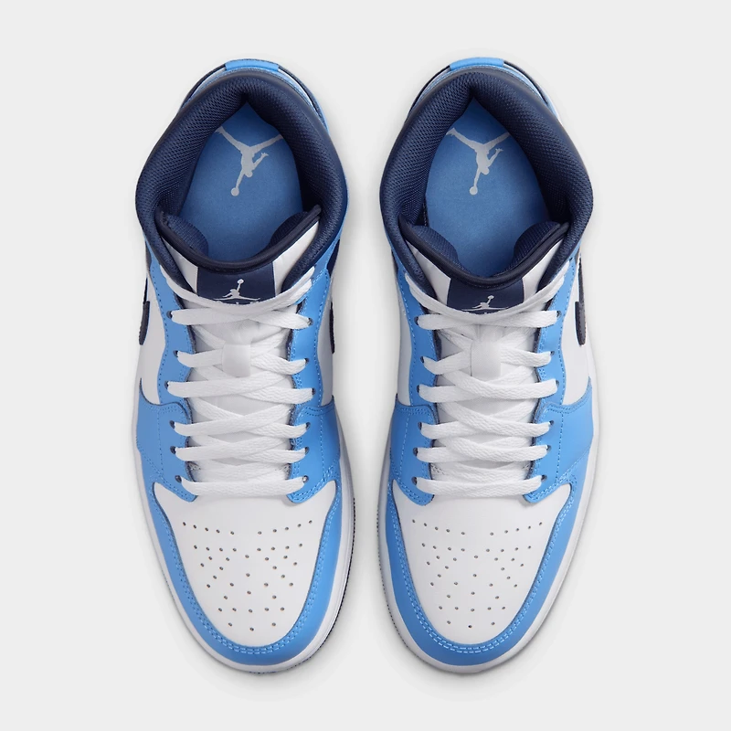 Jordan 1 Mid Marine / Bleu Universitaire
