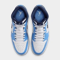 Jordan 1 Mid Marine / Bleu Universitaire