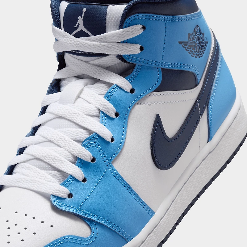Jordan 1 Mid Marine / Bleu Universitaire