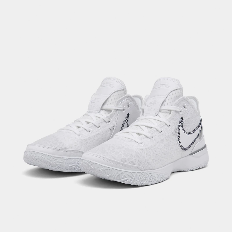 Nike Zoom LeBron NXXT Gen White / Metallic Silver - Black