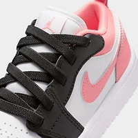 Jordan 1 Low Alt PS Noir / Rose Gaze - Blanc