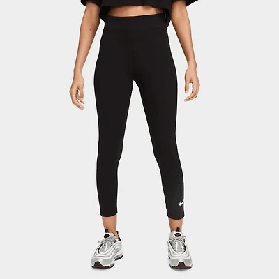 Nike Sportswear Women's Classics High-Waisted  7/8 Leggings Black / Sail