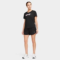Nike One Women's Dri-FIT Ultra High-Waisted 3" Brief-Lined Shorts / Black