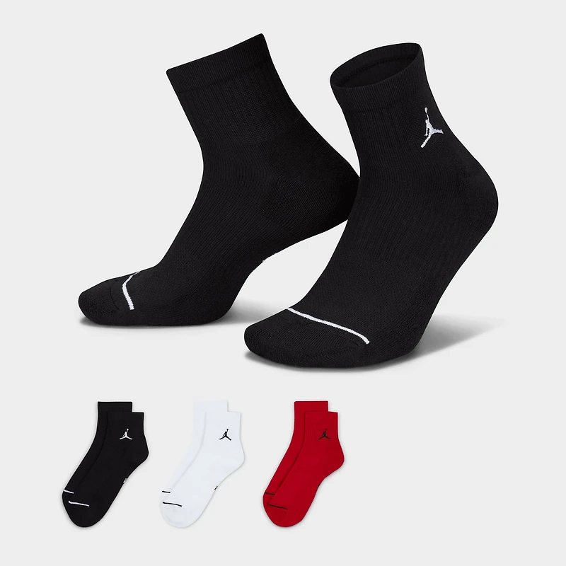 Jordan Everyday Ankle Socks (3 Pack) / Multi-Color