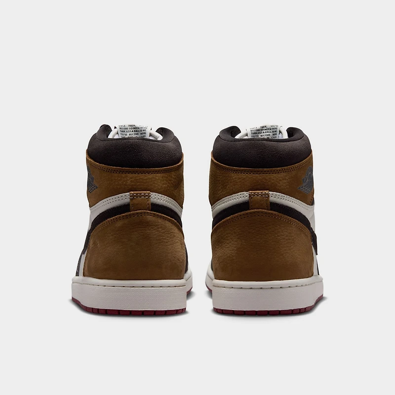 Jordan 1 Retro High OG Brun foncé / Rouge équipe - Beige clair britannique