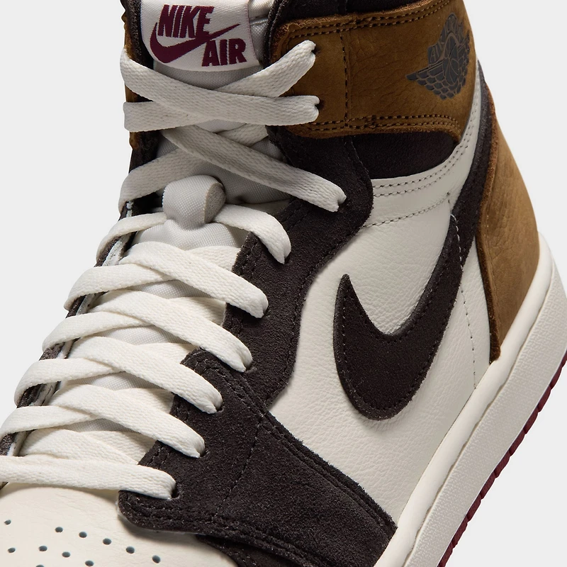 Jordan 1 Retro High OG "Love Letter" Shadow Brown / Team Red - Light British Tan