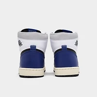 Jordan 1 Retro High OG White / Black Neutral Grey - Deep Royal Blue