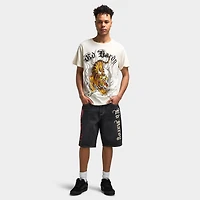 Ed Hardy Crawling Tiger Graphic T-Shirt / Ivory