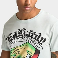 Ed Hardy Heart Hand T-shirt / Arctic Blue