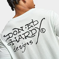 Ed Hardy Heart Hand T-shirt / Arctic Blue